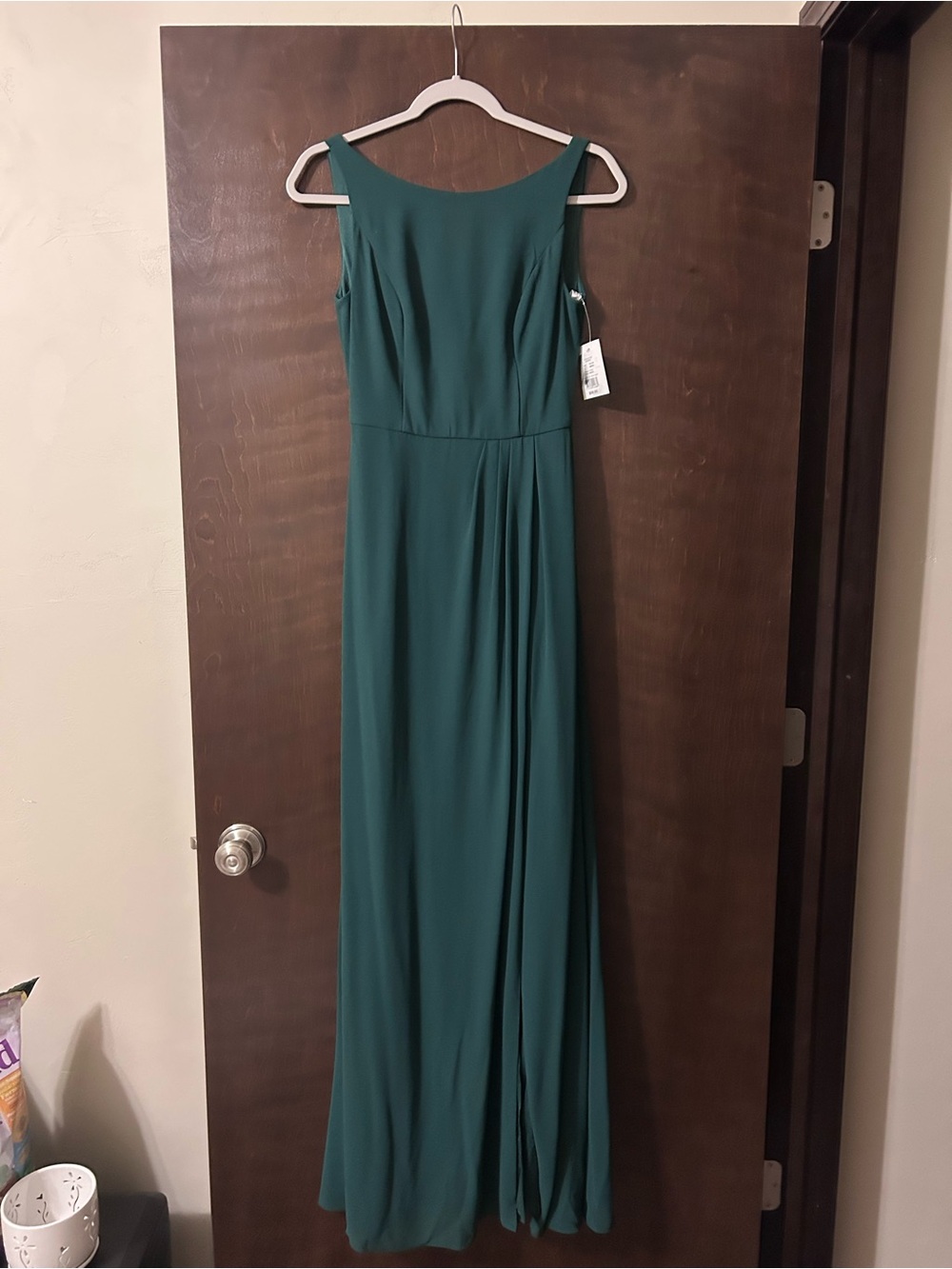 Elegant Forest Green Maxi Dress - Sleeveless Formal Gown